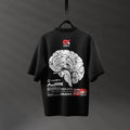 HDMX LAB Tier 04 Atermis – schwarzes Oversized Organic Cotton Tee mit Atermis-Rückenprint