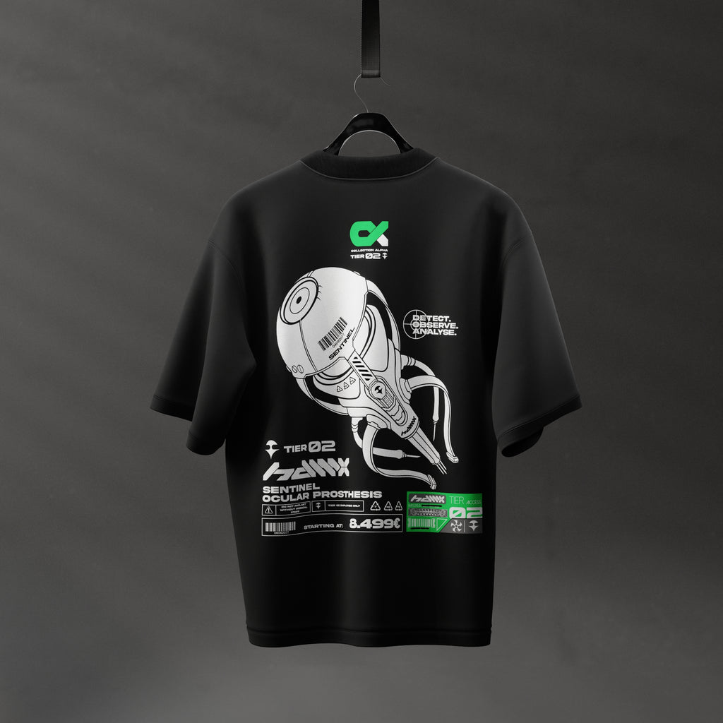 Tier 02 Sentinel | Organic Cotton Tee Black