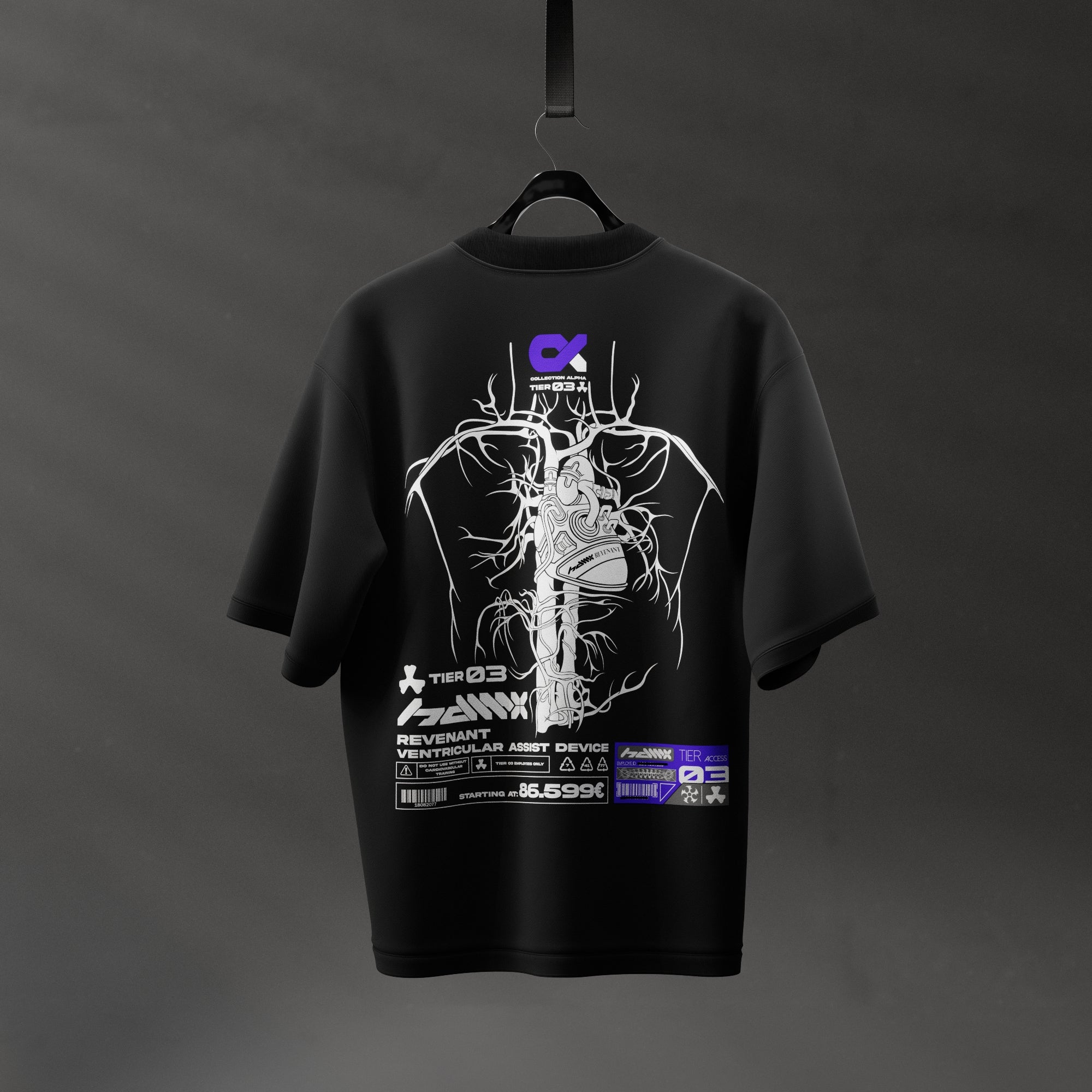 Tier 03 Revenant | Organic Cotton Tee Black