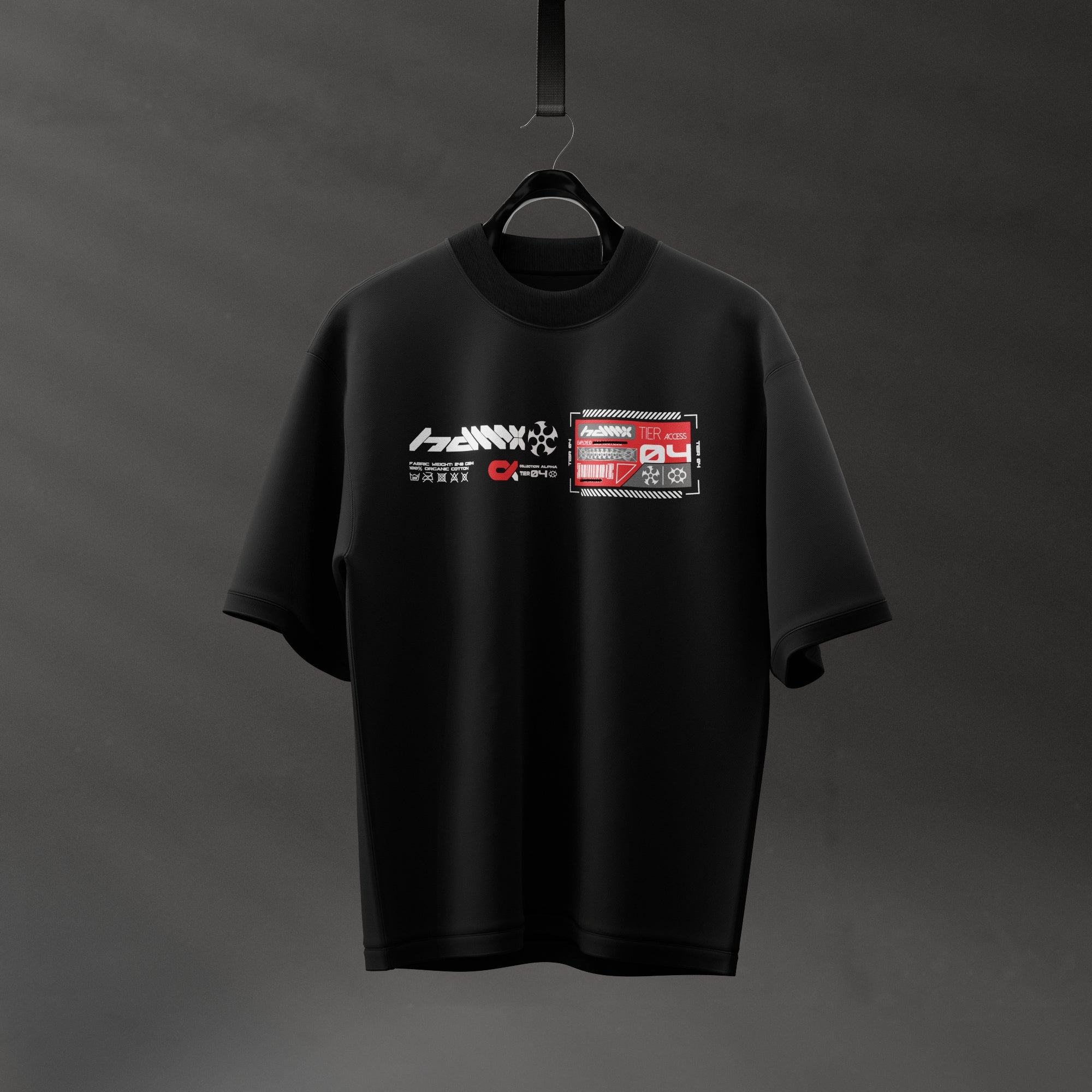 Tier 04 Atermis | Organic Cotton Tee Black